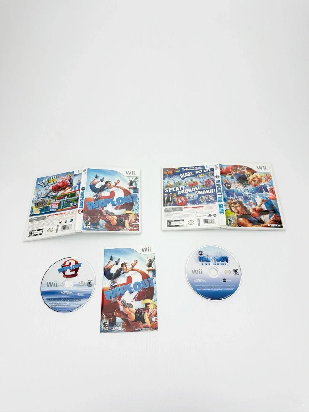 Bundle Set of Wipeout 1 & 2 The Game Video Game for Nintendo Wii